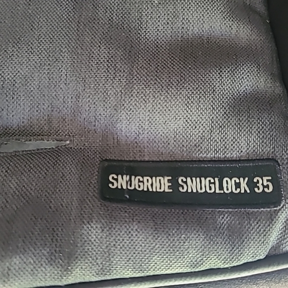 Graco Snugride Snuglock 35 Click Connect Fabric Seat Cover Padding Cushion Gray - Picture 4 of 12